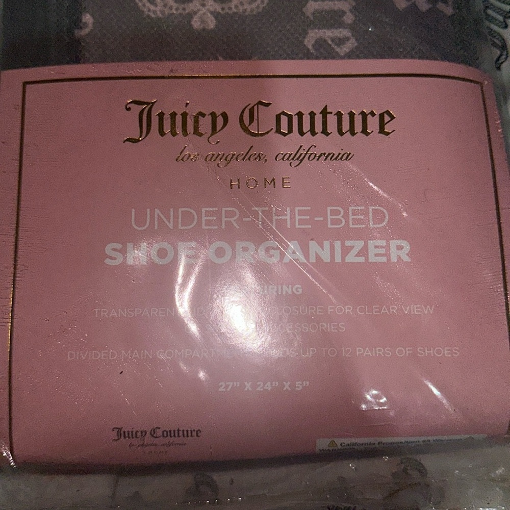 Juicy Couture under bed shoe Organizer - Picture 4 of 4